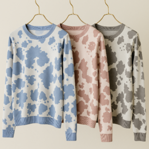 Suéter estampado efecto acuarela